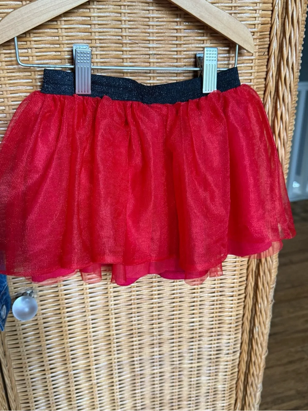 2 piece set: Denim Minnie Jacket and tulle skirt
